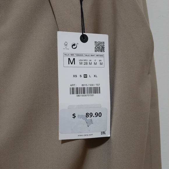 Zara High-waisted Pants Size Medium - Picture 3 of 11